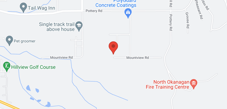 map of 643 Mountview Road